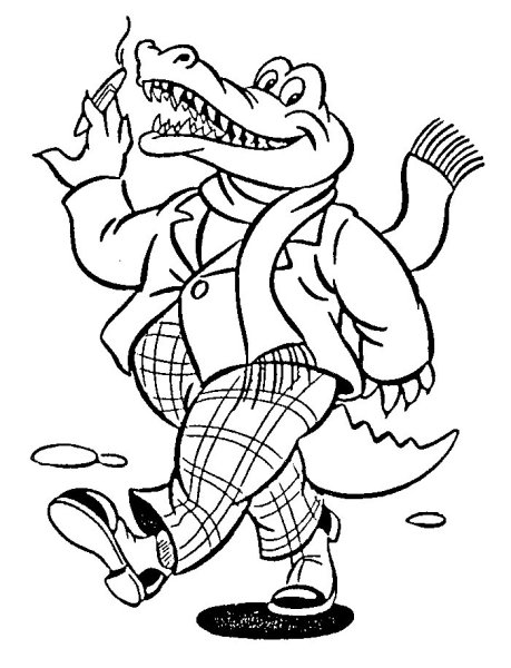 Бармалей раскраска