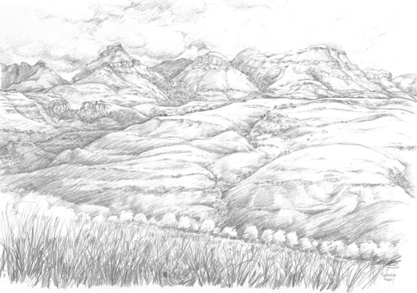 Пейзаж Графика