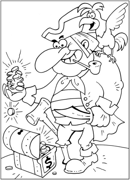 Раскраски Айболита для детей