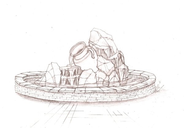 Фонтан в стиле классицизм