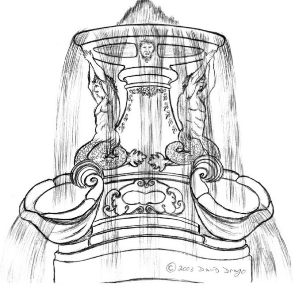 Малые архитектурные формы в графике