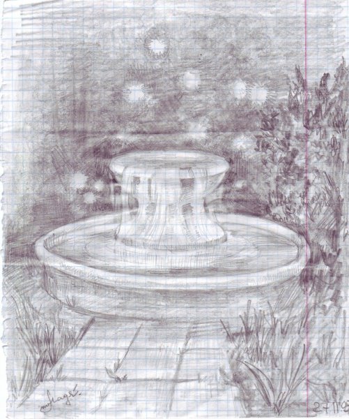 Эскиз фонтана