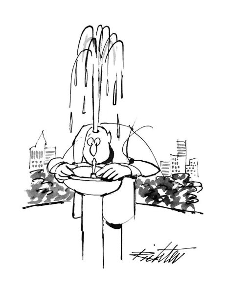 Зарисовка фонтана