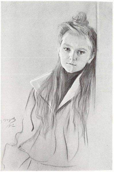 В.А. Серов "портрет а.н.Турчанинова." 1906