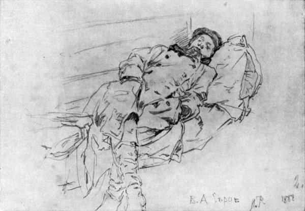 Серов портрет Репина