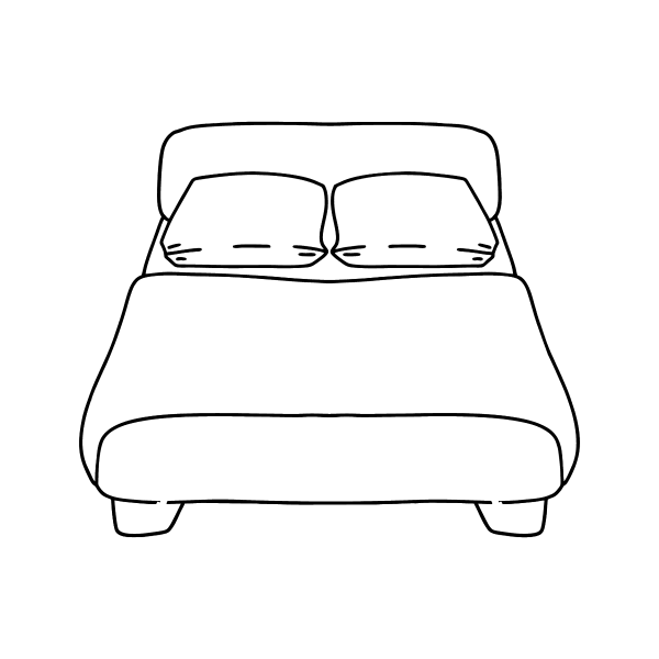 Нарисовать кровать