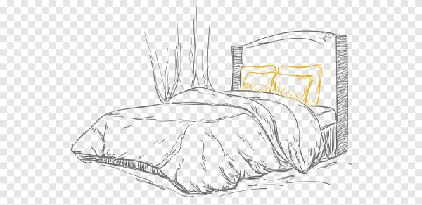 Кровать раскраска