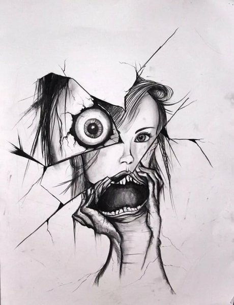 Одиночество рисунок