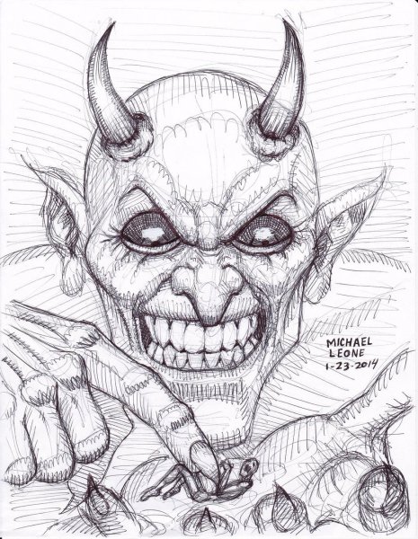 Аниме чёрный Клевер демон