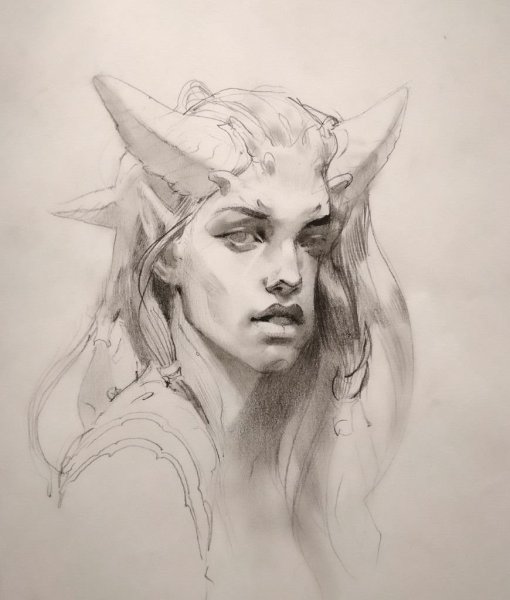 Демон для срисовки