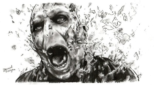 Гарри Поттер и волан де Морт раскраска