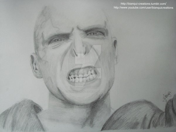 Воландеморт рисунок