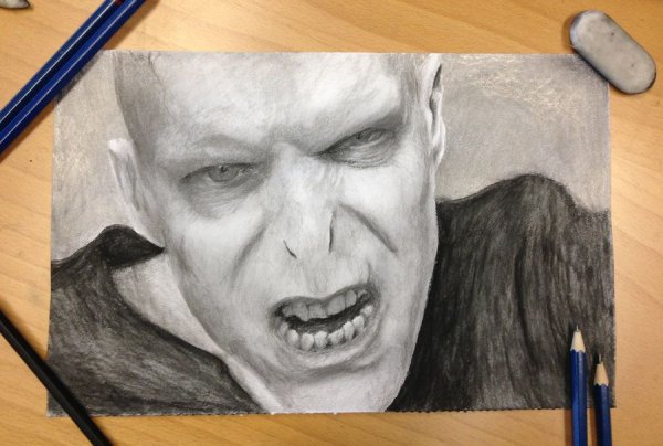 Волан де Морт карандашом