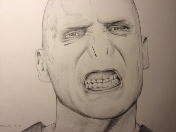 Волдеморт карандашом