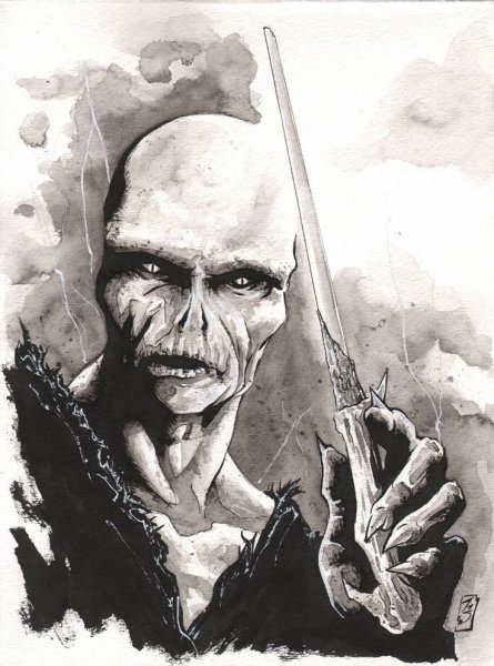 Лорд Воландеморт эскиз