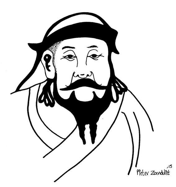 Чингисхан карандашом