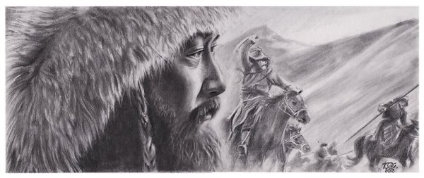 Чингисхан эскиз