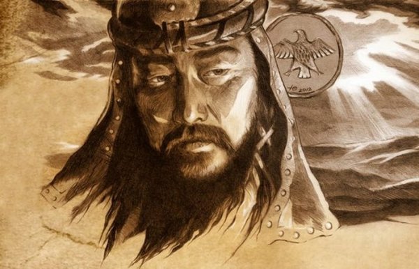 Чингисхан карандашом