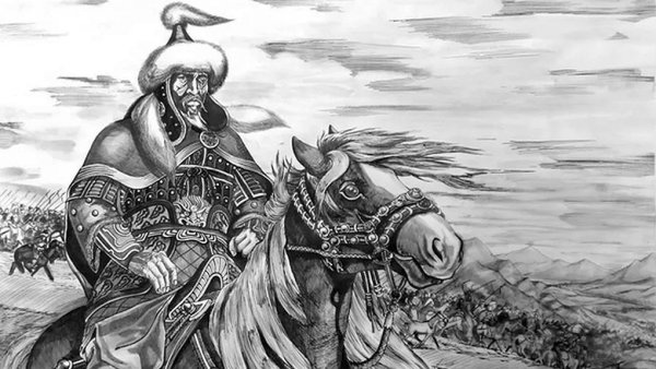 Чингисхан рисунок