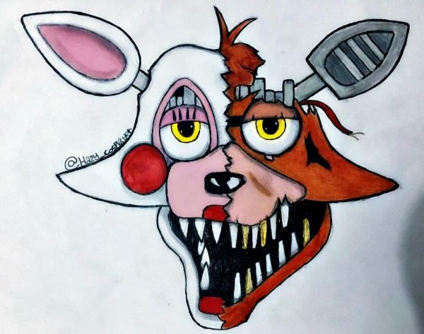 Как нарисовать Foxy поэтапно