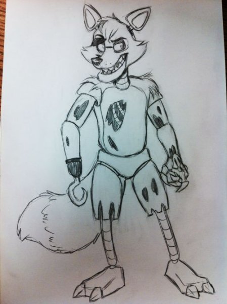 Рисунки АНИМАТРОНИКОВ карандашом