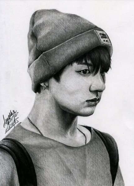 БТС для срисовки Чонгук