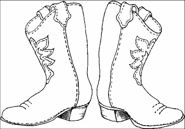 Сапоги раскраска