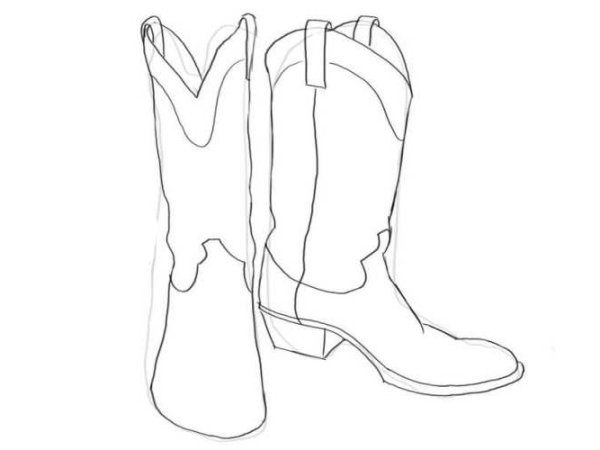 Сапоги для рисования