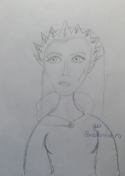 Снежная Королева рисунок