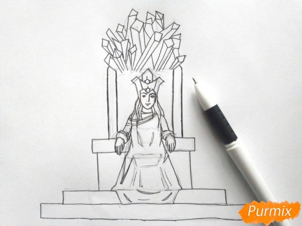 Королева рисунок