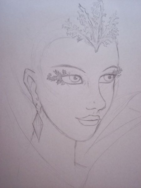 Раскраска снежной королевы из сказки Снежная Королева