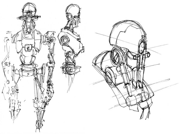Робот рисунок простой