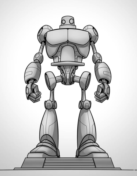 Робот рисунок