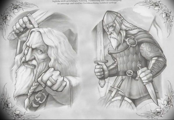 Викинги Варяги Норманны рисунки