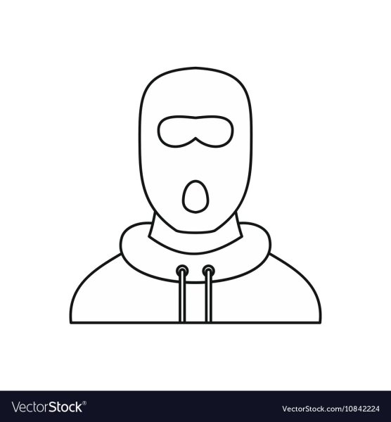 Чел в Балаклаве рисунок