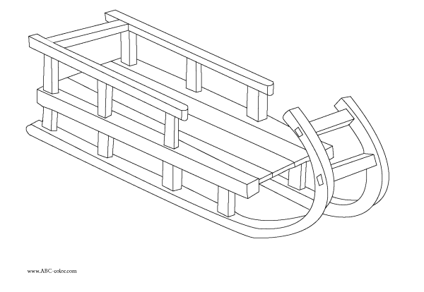Рисование санки