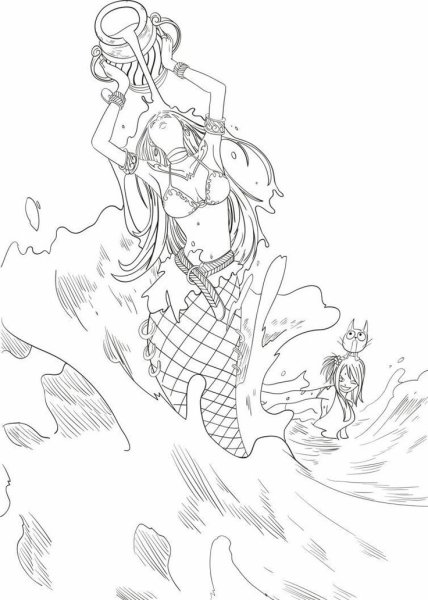 Водолей простой рисунок