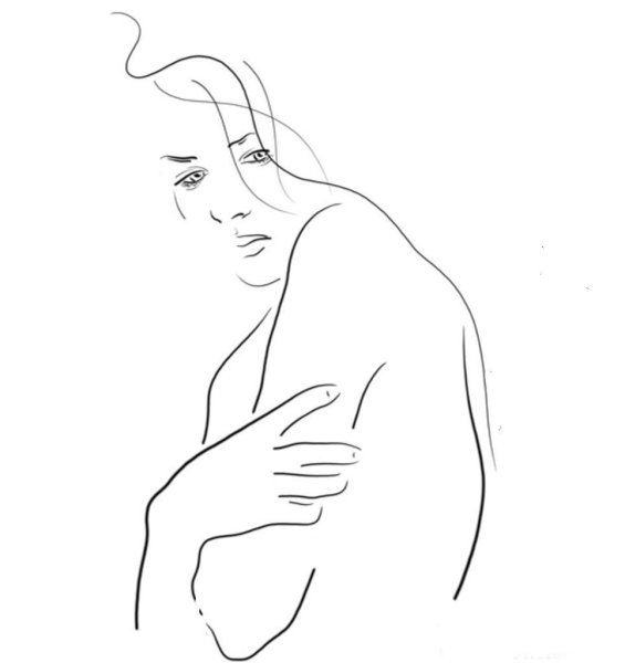 Силуэт женской фигуры