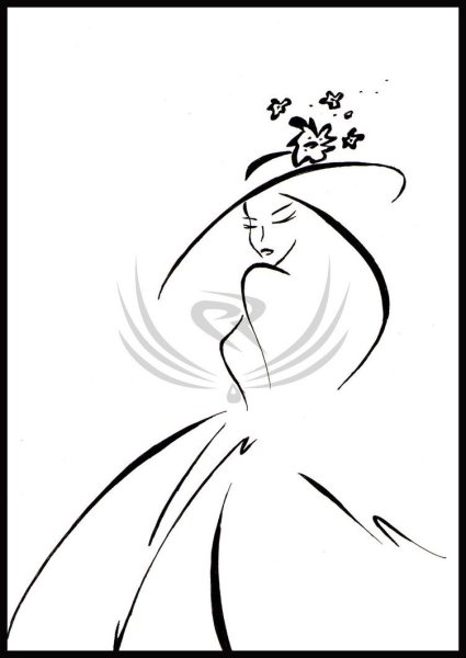 Очертания девушки