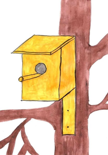 Скворечник рисунок