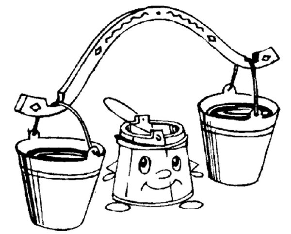 Деревянное ведро