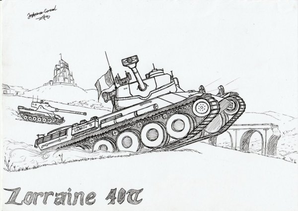 Лоррейн 40 т чертеж