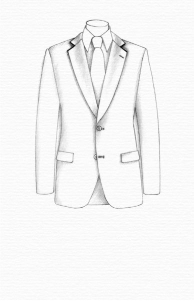 Пиджак карандашом