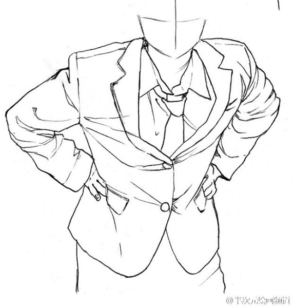 Пиджак референс для рисования