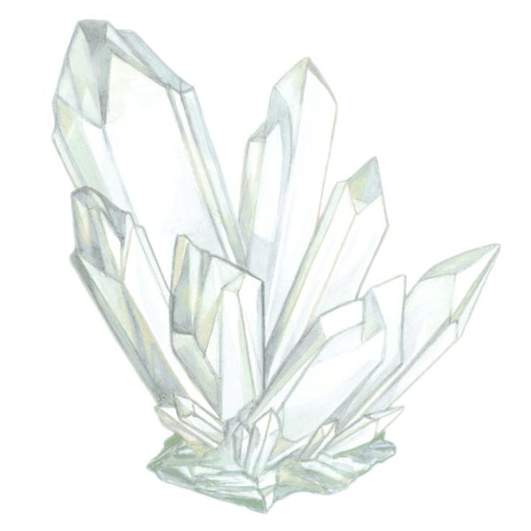 Горный хрусталь рисунок