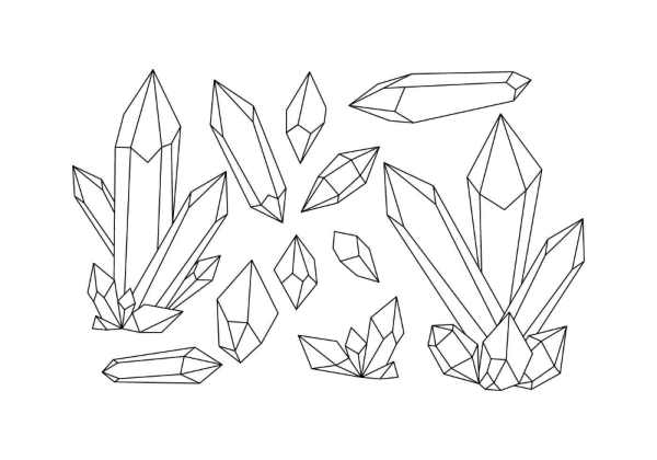 Раскраска Кристалл