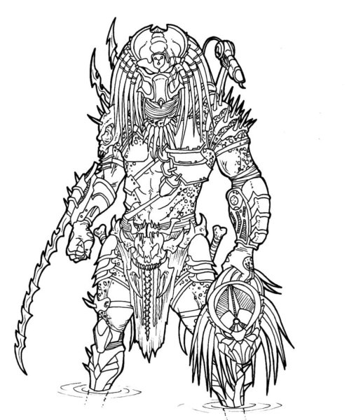 Хищник эскиз