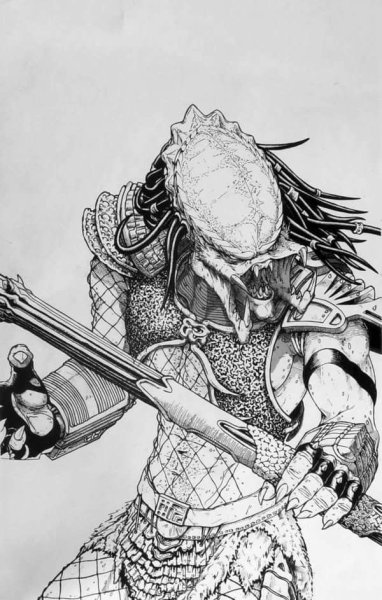 Хищник эскиз