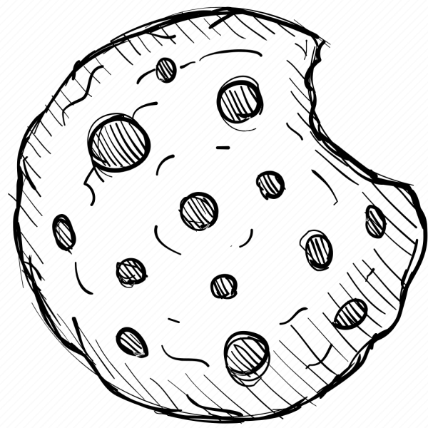 Печенька черно белая