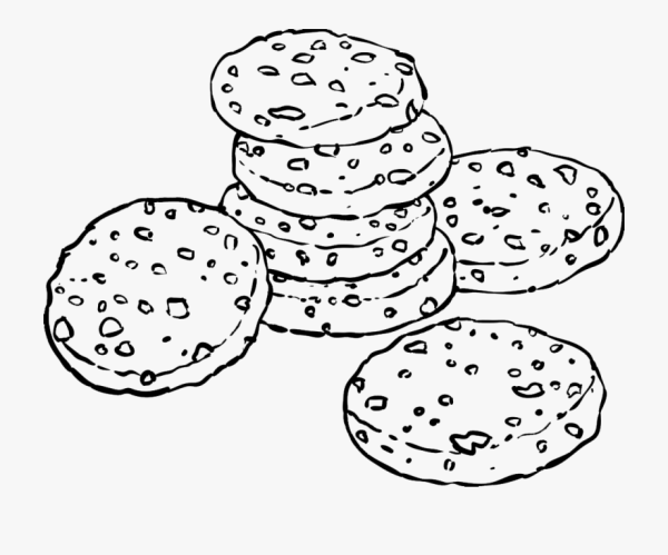 Овсяное печенье раскраска